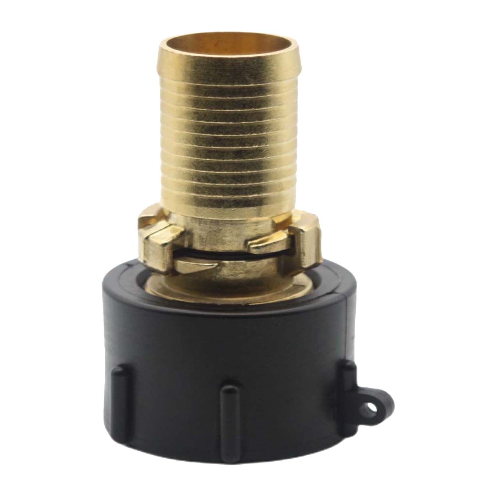 S60 x 6 IBC Adapter auf Schnellanschluss + Kupplung 1 1/2" 38 mm Container Tank Zubehör (GEKA kompatibel) 