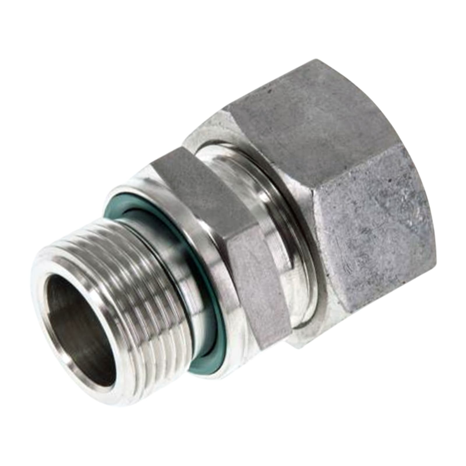 1 1/2" AG 42 L Schneidring Verschraubung Außengewinde M 52 x 2,0 Edelstahl V4A 1.4571 Elastomer Dichtung FKM - PN 160 bar