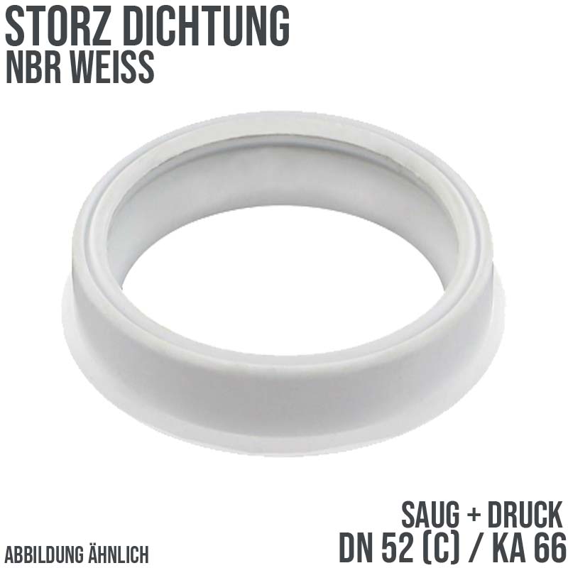 Dichtung STORZ  C DN 52 KA 66 Kupplung (Saug/Druck) NBR weiß