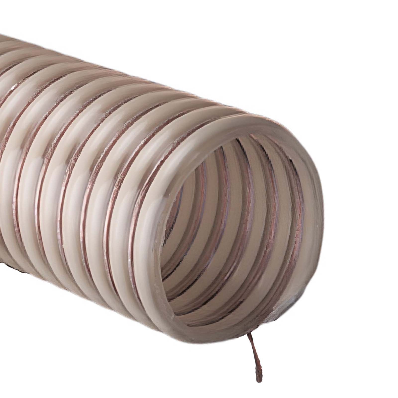 38 mm 1 1/2" Zoll Saug Ansaug Spiral Förder Pumpen Schlauch antistatisch Kupferdraht PN 6 bar