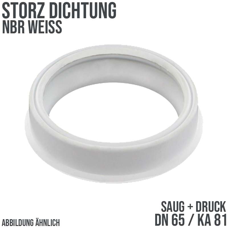 Dichtung STORZ  DN 65 KA 81 Kupplung (Saug/Druck) NBR weiß