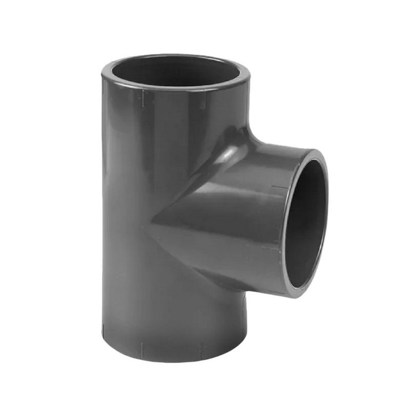 250 mm VDL PVC Klebe Fitting T-Stück 90° Muffe Verbinder - PN 10 bar