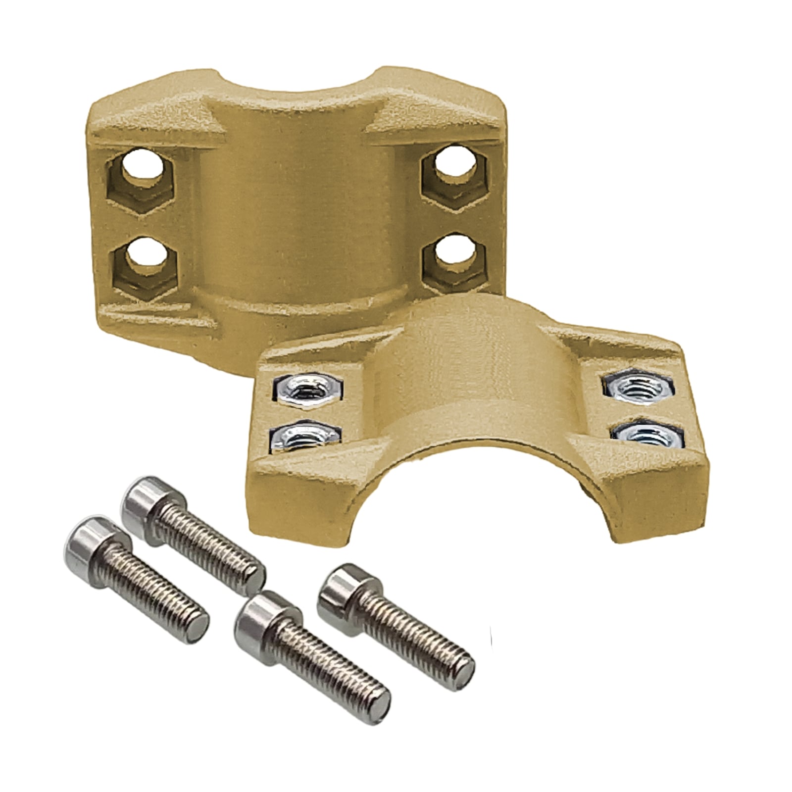 DN 100 Klemmschale Messing Spannbereich 114 - 119 mm für Schlauch ID x AD 100 x 116 mm - PN 25 bar