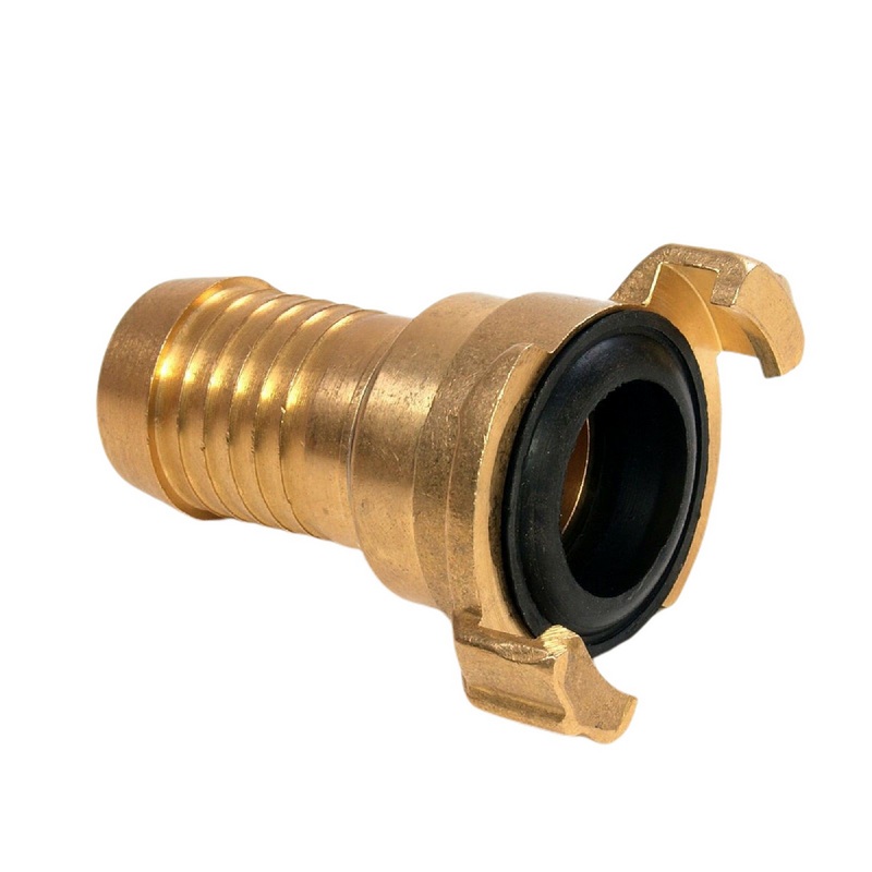 1" 25 mm  Messing Schlauch Schnell Kupplung Tülle drehbar (GEKA kompatibel) - PN 10 bar