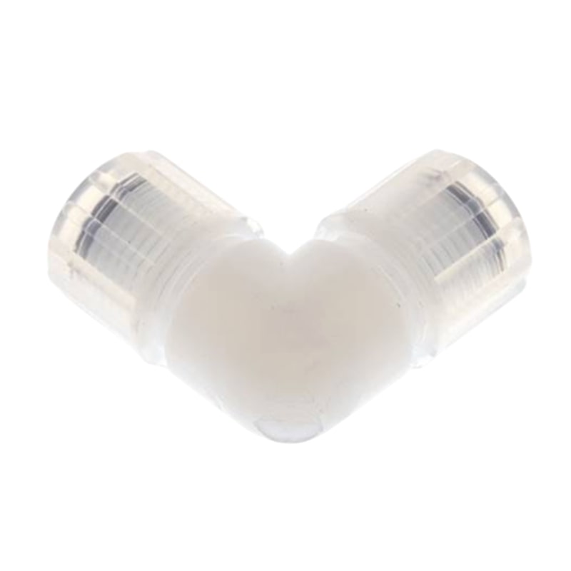 6 x 4 mm Winkel 90° Kupplung PFA Verschraubung Verbinder PA PP Schlauch FDA - PN 10 bar