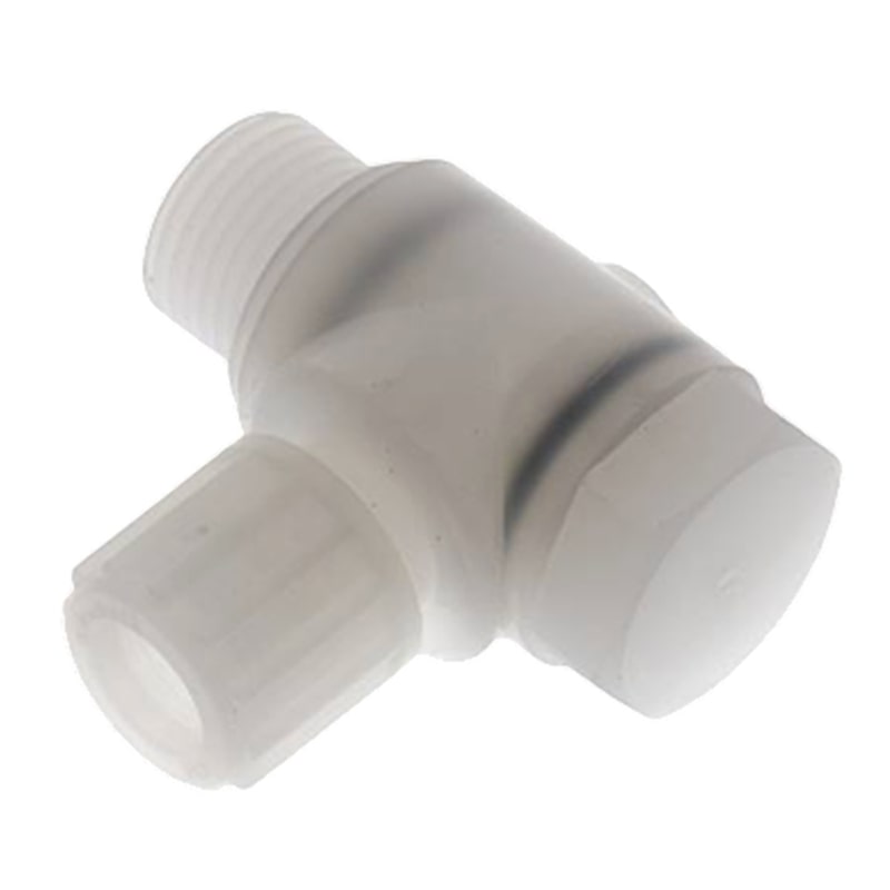 6 x 4 mm x 1/4" Winkel 90° Kupplung Aussengewinde PVDF Verschraubung PA PP Schlauch FDA drehbar - PN 10 bar