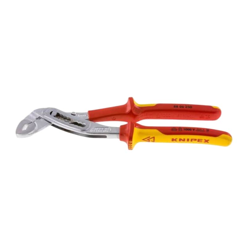 250 mm Wasserpumpen Zange Alligator VDE verchromt 2K Griffe Knipex