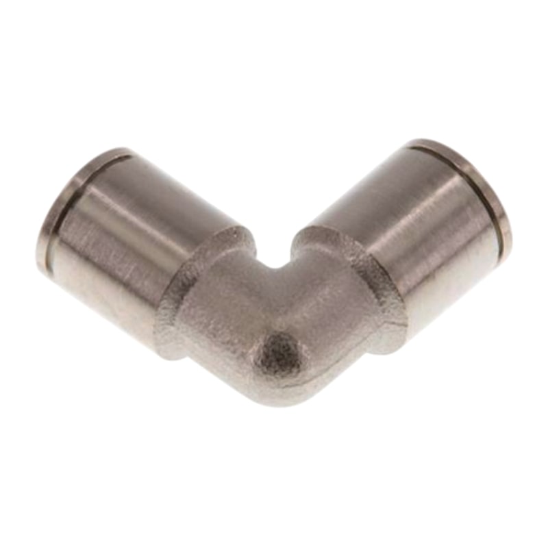 6 mm Pneumatik Schnell Steck Verbinder IQS Winkel 90° MSV Messing PA PU Schlauch - PN 16 bar