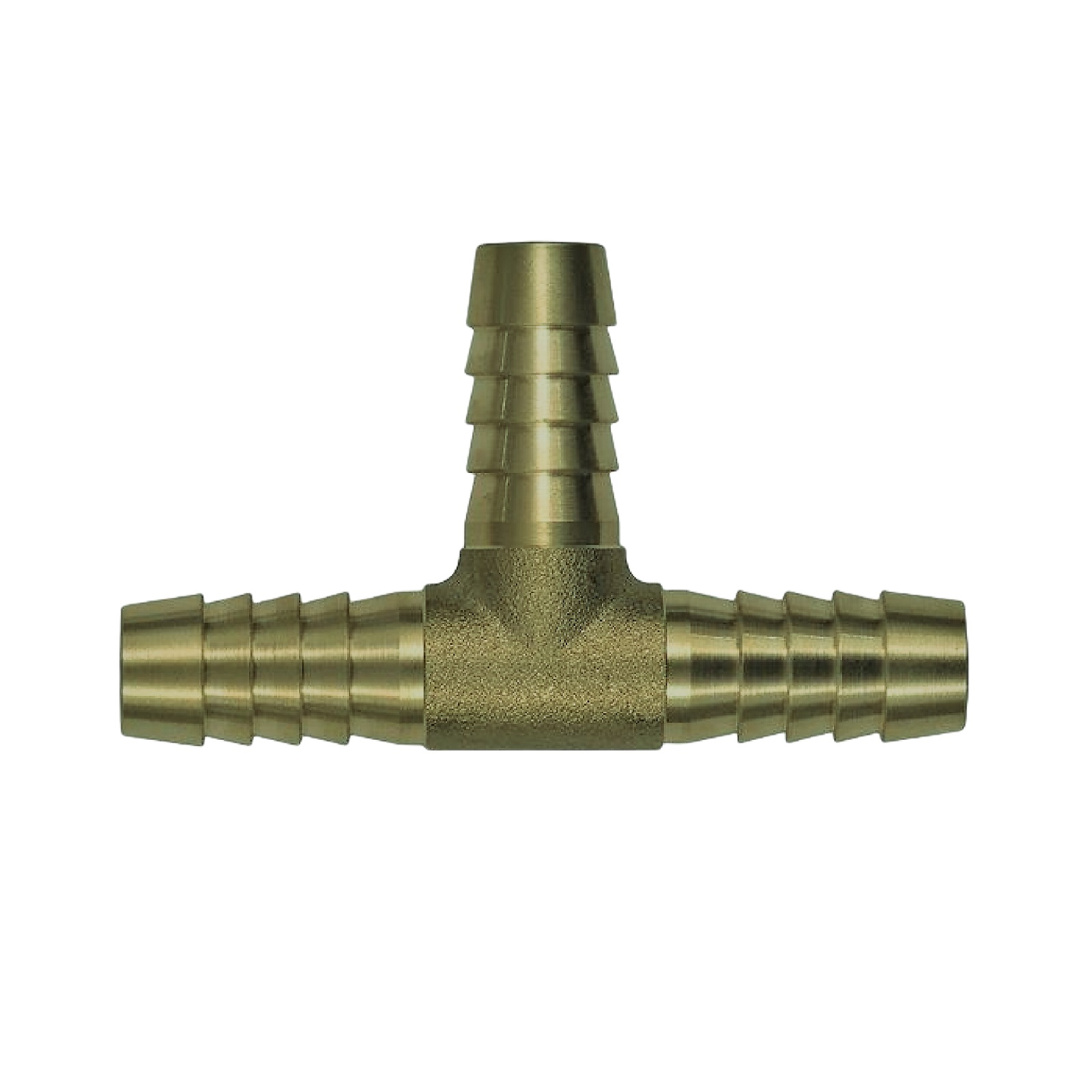 6 mm - 1/4" Zoll T-Stück Schlauch Verbinder Verteiler Tülle Kupplung Reparatur Messing PN 10 bar