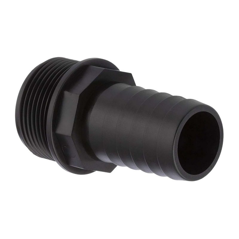 32 mm x 1 1/4 " PP Gewinde Fitting Schlauch Tülle Stutzen Außengewinde AG - PN 6 bar