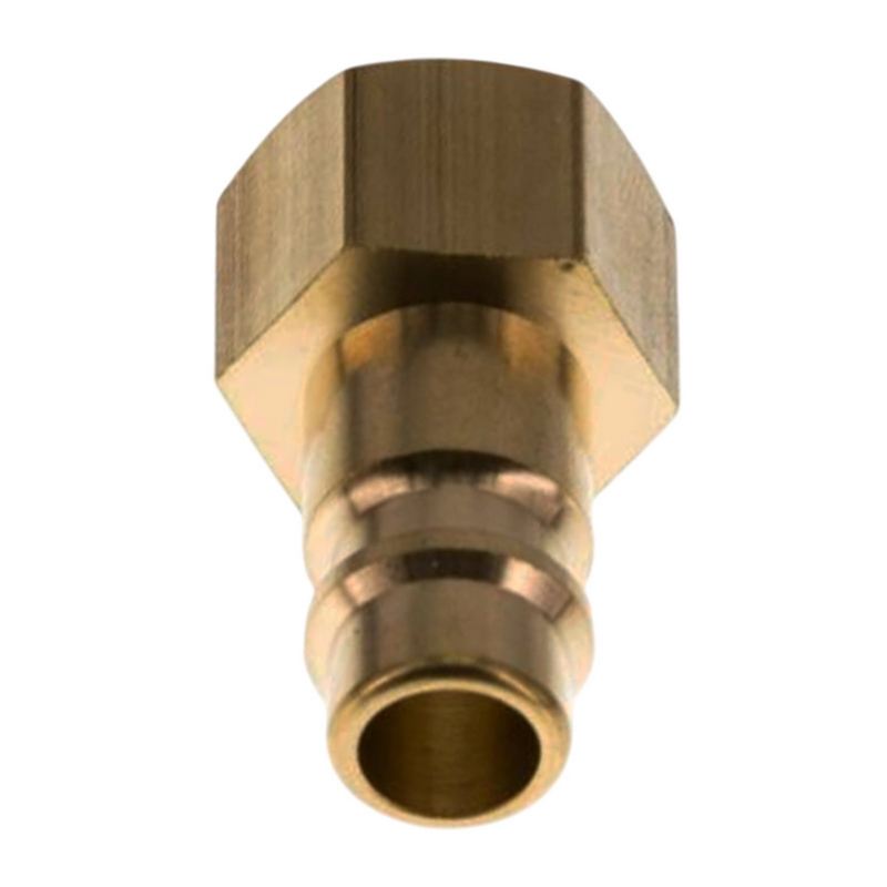 1/8" Druckluft Stecker Nippel Einsteck Anschluss Messing NW 7,2 mit Innengewinde IG - PN 35 bar