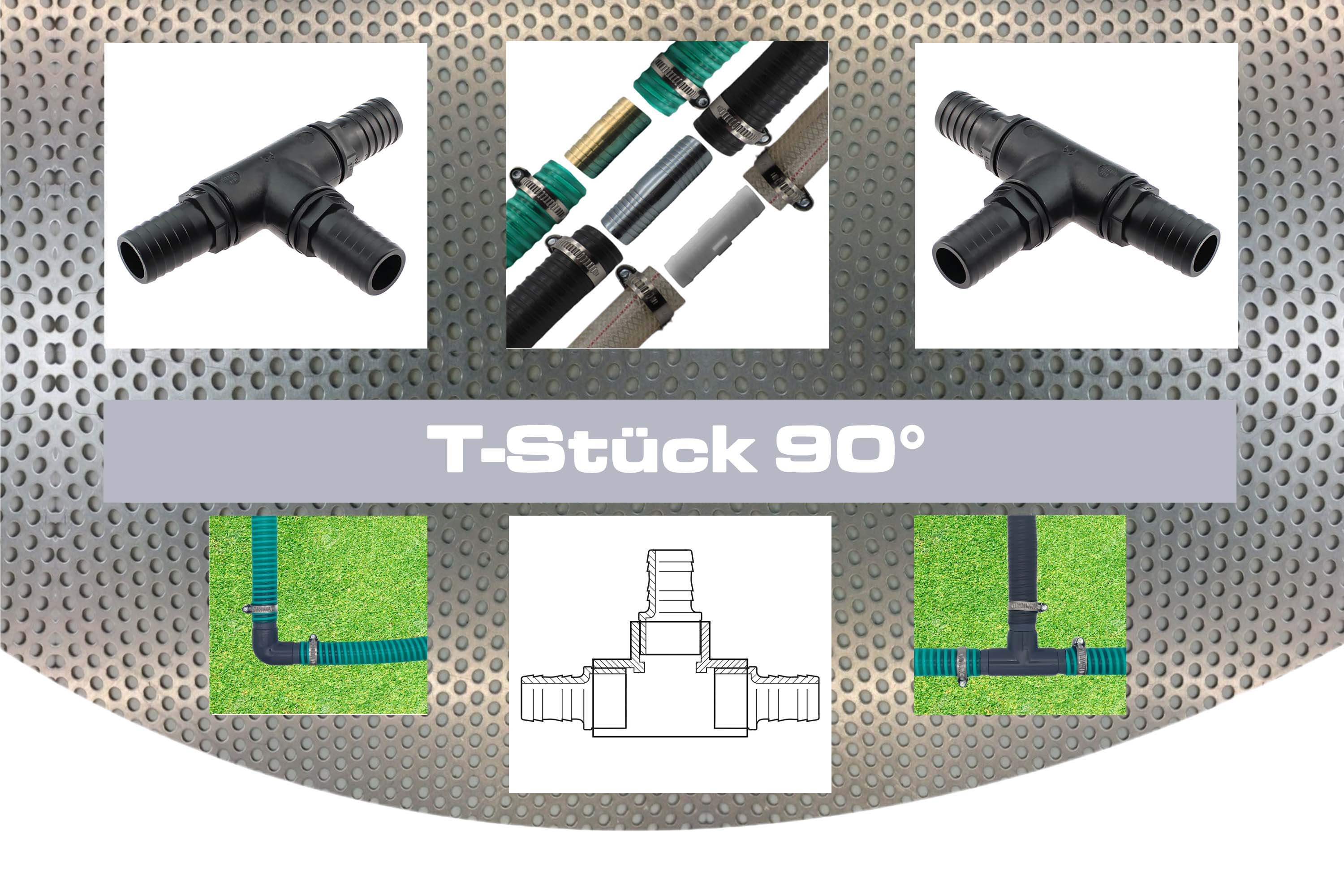 T-Stück 90°