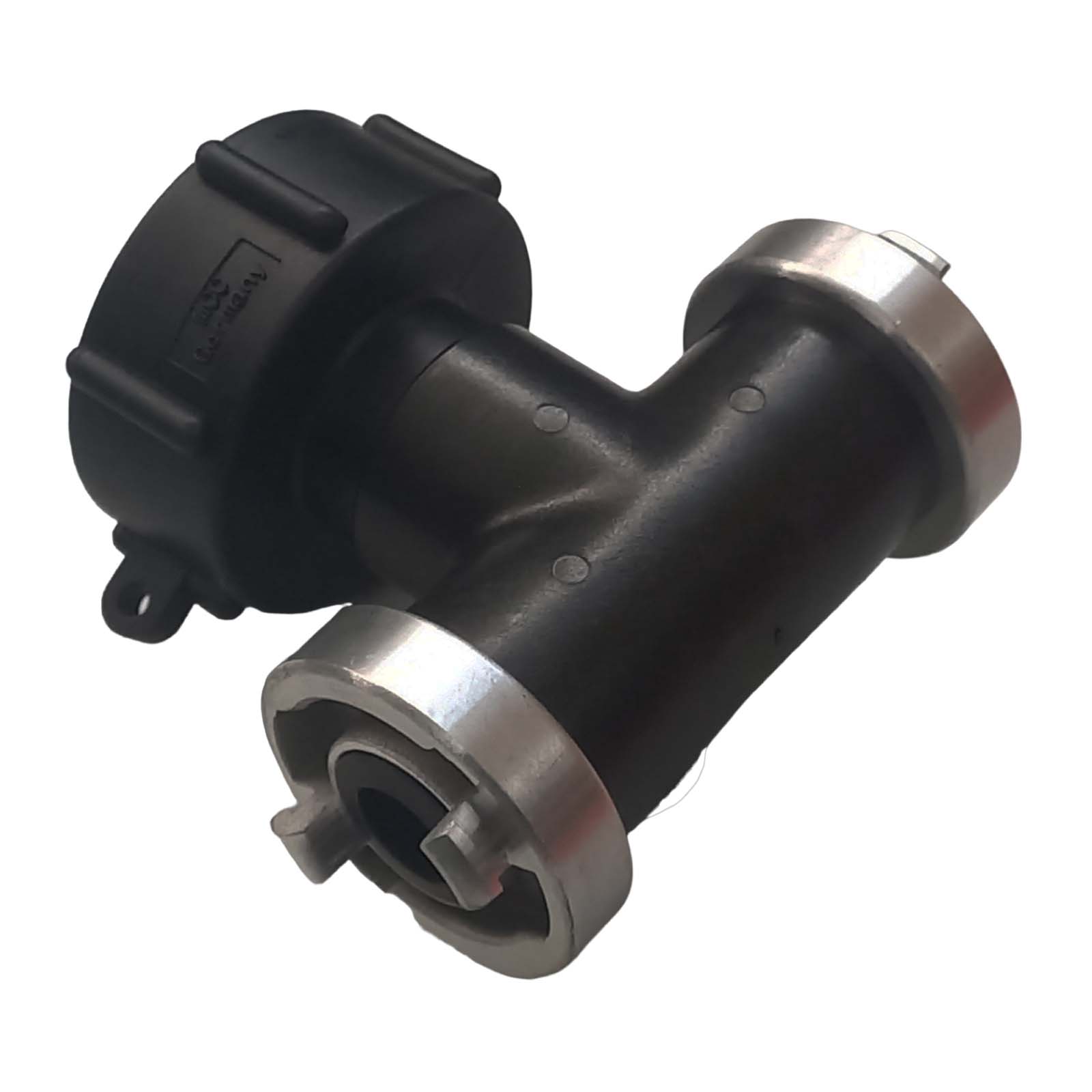 S60 x 6 IBC Adapter T-Stück auf 2-fach STORZ D DN25 KA31 Übergangsstück Pumpenanschluß Container Tank Zubehör