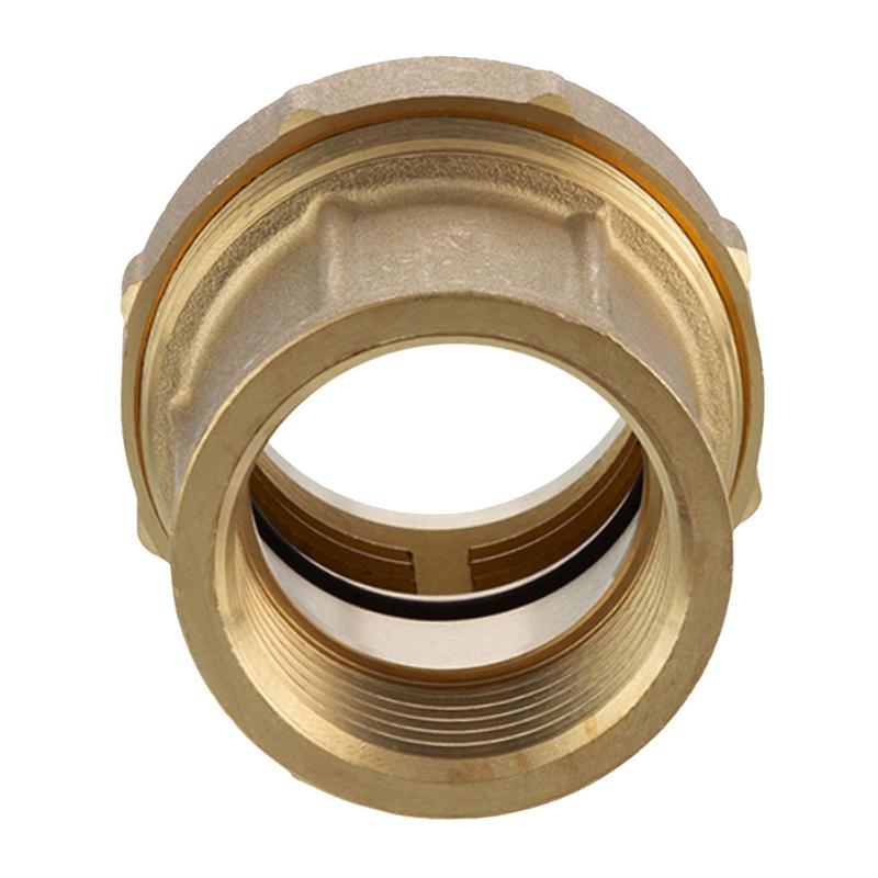63 mm x 2" PE Fitting Klemm Verbinder Messing Verschraubung Muffe Kupplung x IG DVGW - PN 16 bar