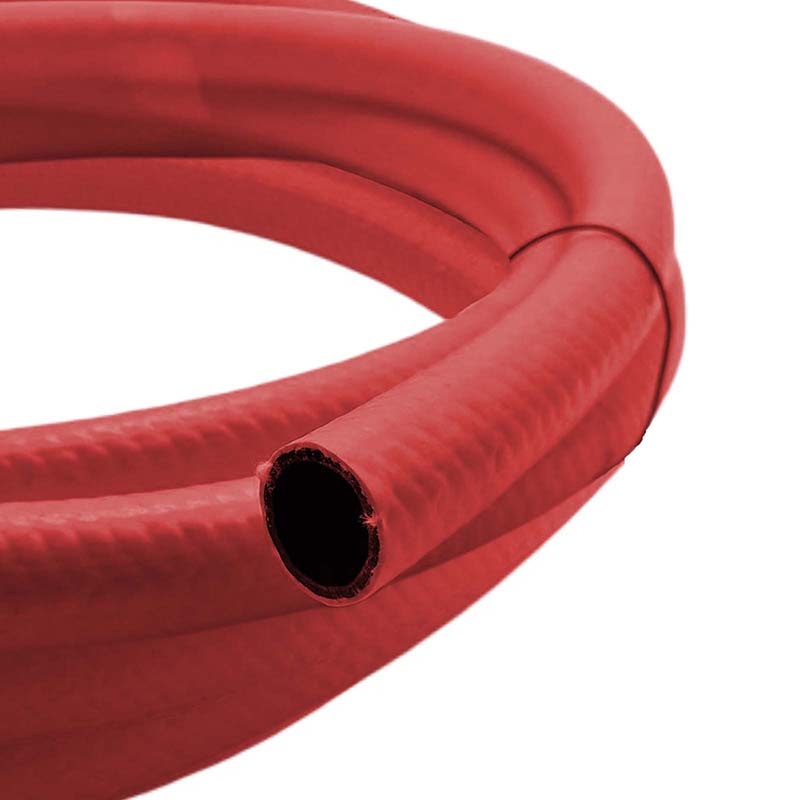1/2" 13 mm 3-lagig Garten Wasser Bewässerung Universal Schlauch rot/grau - PN 10 bar - 10 m