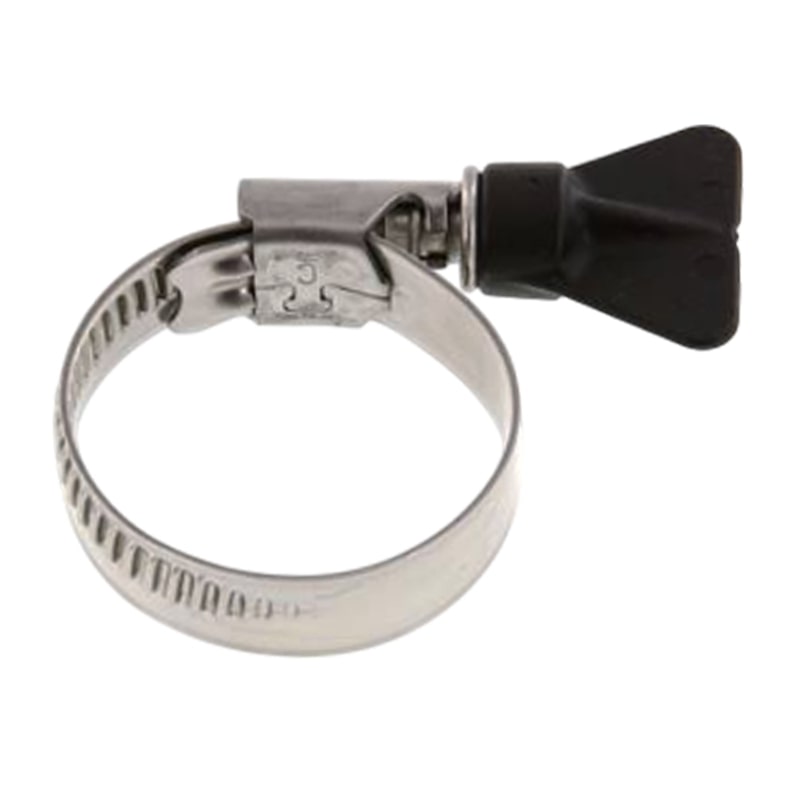 110 - 130 mm NORMA Schlauch Gewinde Rohr Schelle W4 Edelstahl 1.4301 Flügelgriff - Band 12 mm