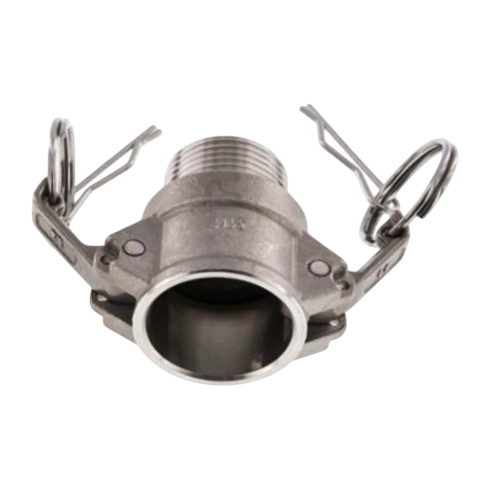 Kamlock Typ B - Mutterteil (175,9 mm) Aluminium ALU mit Außengewinde (AG) 6" Zoll DN150 - PN 5 bar