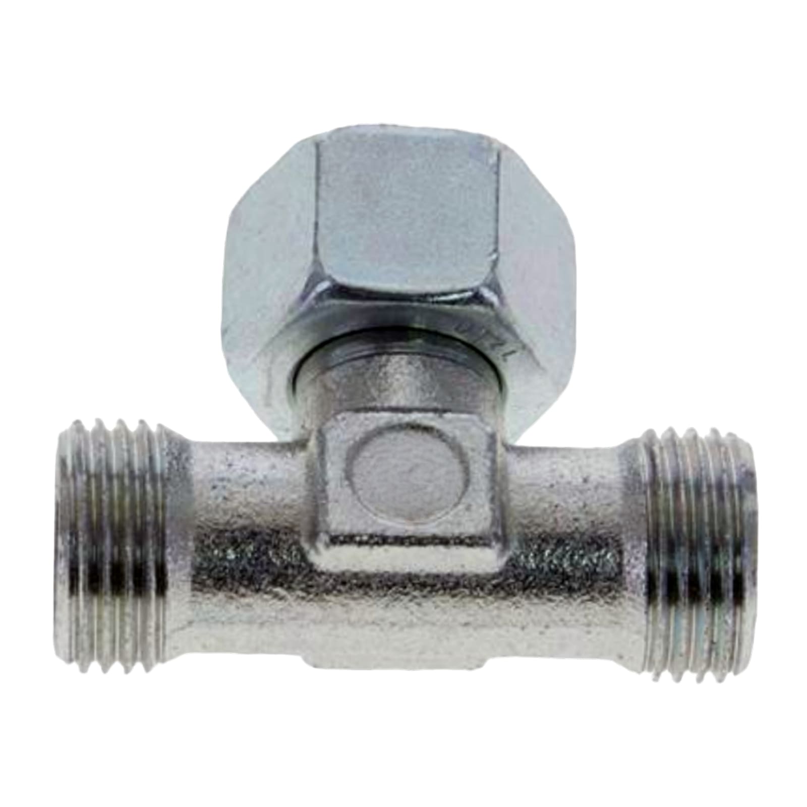 8 L Schneidring Verschraubung einstellbares T-Stück 90° M 14 x 1,5 AG x IG ohne Mutter / Schneidring - PN 315 bar