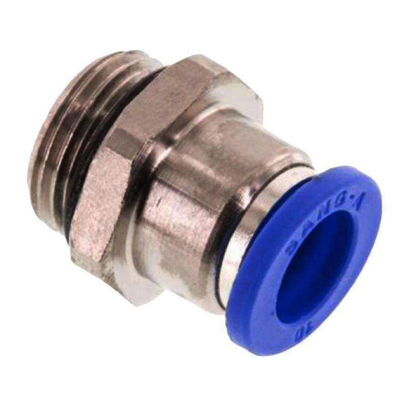 8 mm x 1/8" Pneumatik Steck Verbinder IQS Außengewinde zylindrisch - PN 20 bar