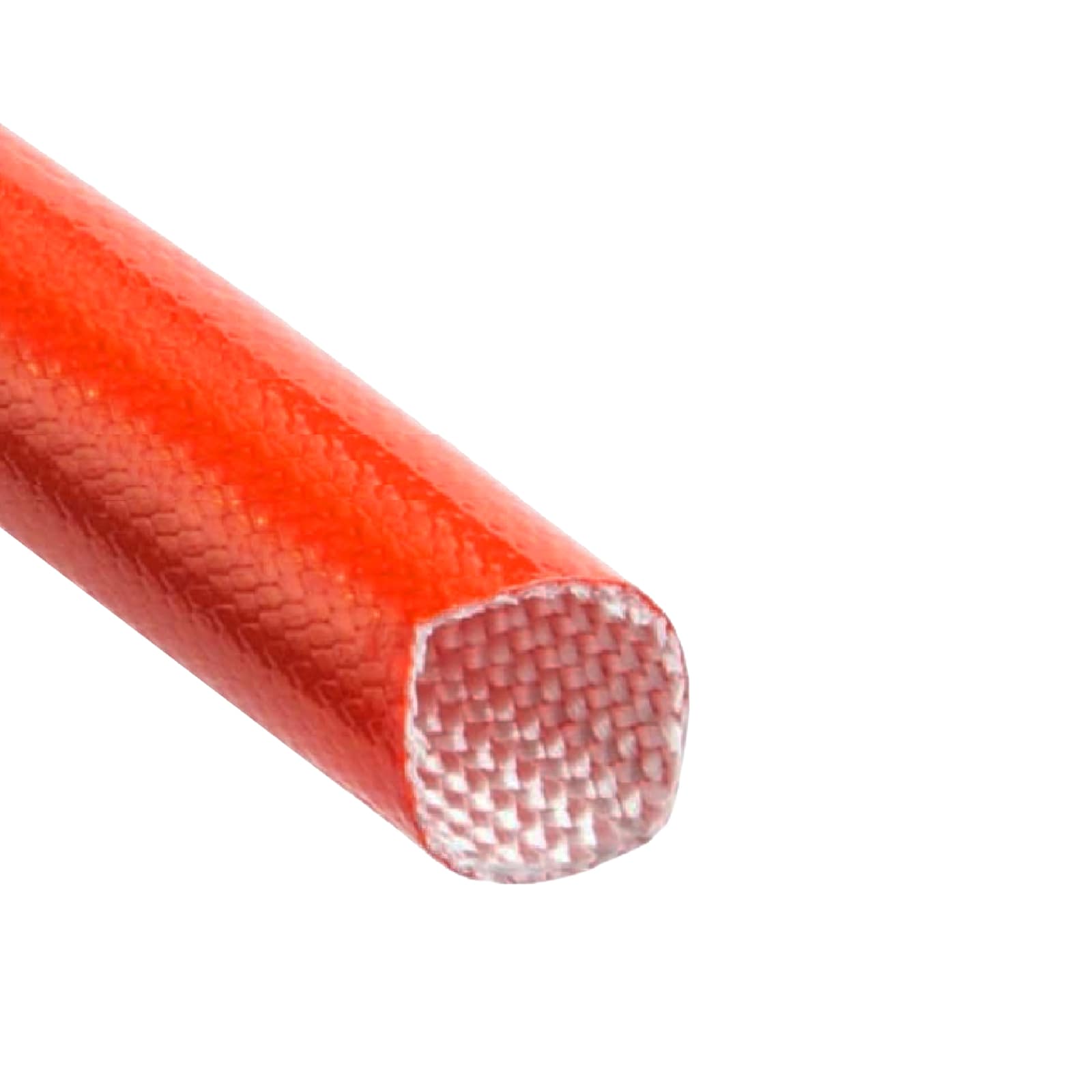 13 x 1,9 mm Feuer Flamm Brand Schutz Schlauch Silikon Fiberglas DN rot EN 45545 DIN5510-2
