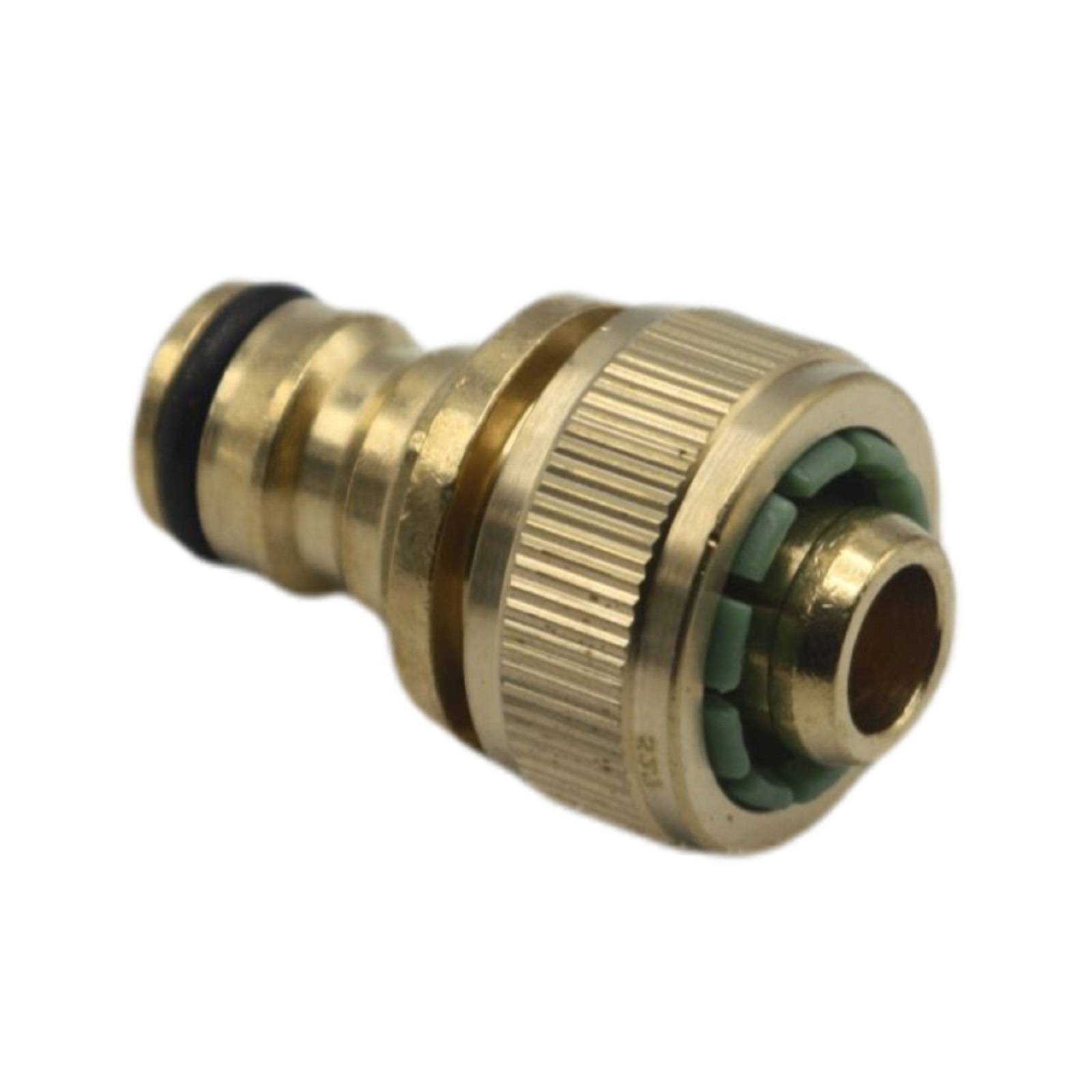 3/4" - 19 mm Schlauchanschluss Stecker Click-System Quick Connect Schlauchstück Messing (Gardena kompatibel)