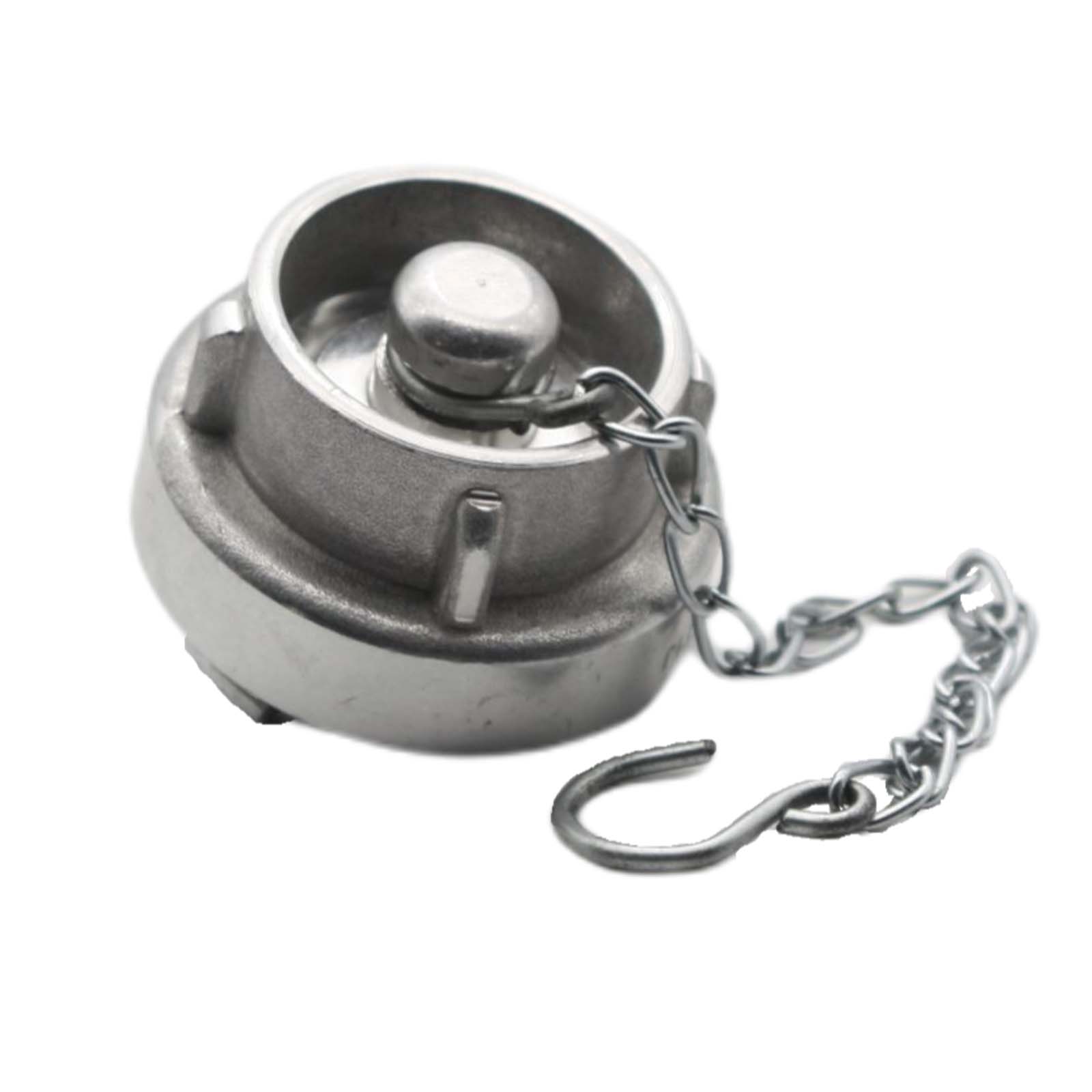 STORZ D DN25 KA31 Blindkupplung mit Kette Saug Bau Feuerwehr Schlauch Aluminium - PN 16 bar