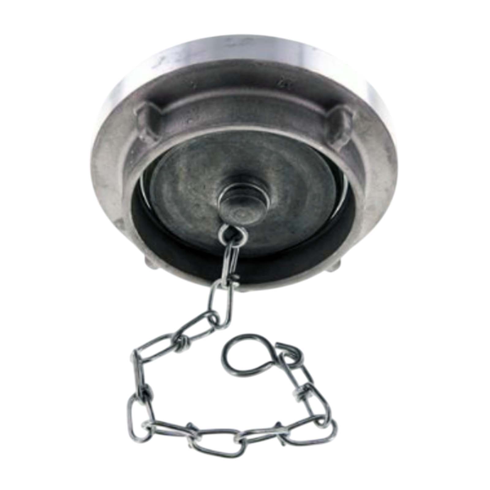 STORZ C DN52 KA66 V4A Blindkupplung mit Kette Saug Bau Feuerwehr Schlauch Edelstahl FKM - PN 16 bar
