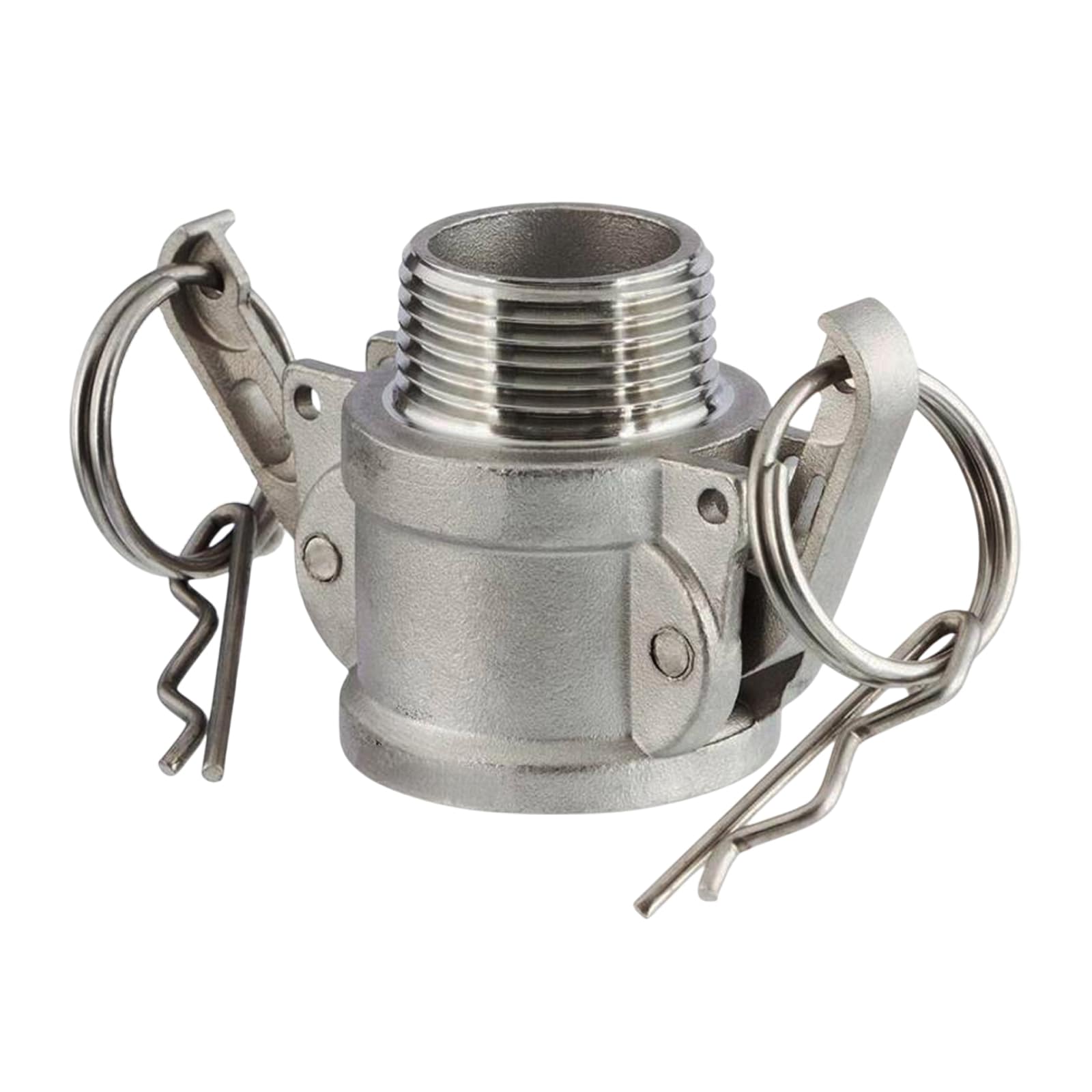 Kamlock Typ B - Mutterteil (175,9 mm) Aluminium ALU mit Außengewinde (AG) 6" Zoll DN150 - PN 5 bar