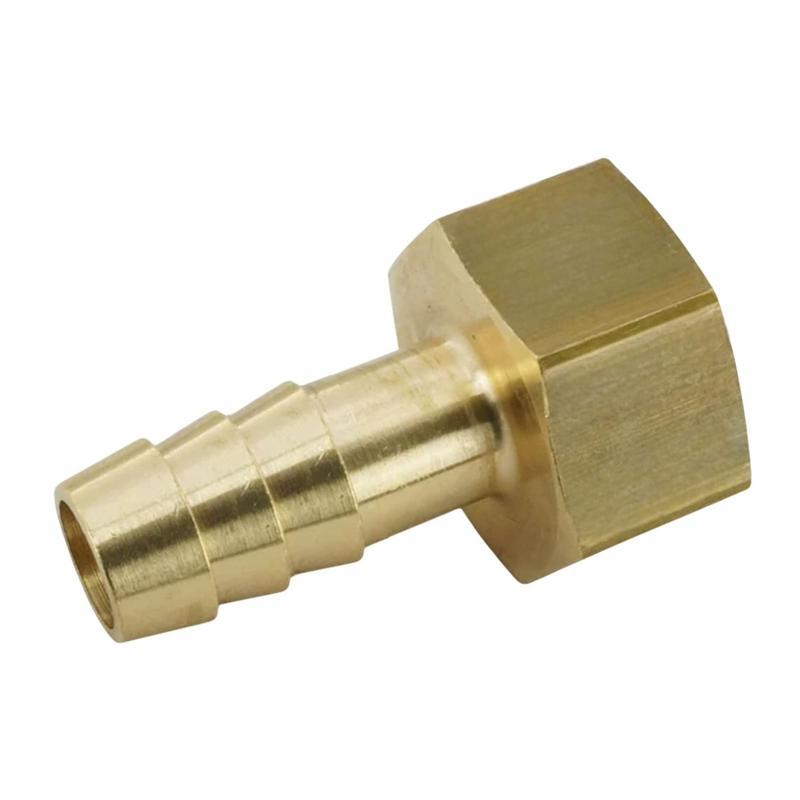 1/4" x 10 mm Schlauch Tülle Stutzen Innengewinde IG Nippel Messing Fitting - PN 16 bar