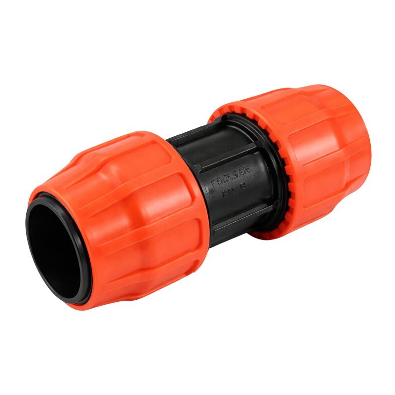 63 mm PE PP Fitting Layflat Klemm Verbinder Kupplung Flach Schlauch - PN 10 bar