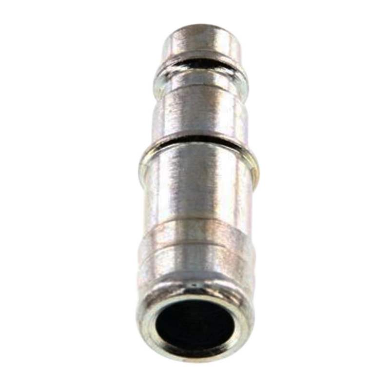 9 mm Druckluft Stecker Nippel Einsteck Schlauch Tülle Stahl verzinkt NW 7,2 LW - PN 35 bar