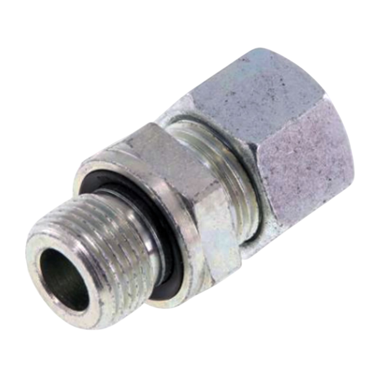 1/8" AG 6 L Schneidring Verschraubung Außengewinde M 12 x 1,5 Stahl verzinkt Elastomer Dichtung NBR - PN 315 bar