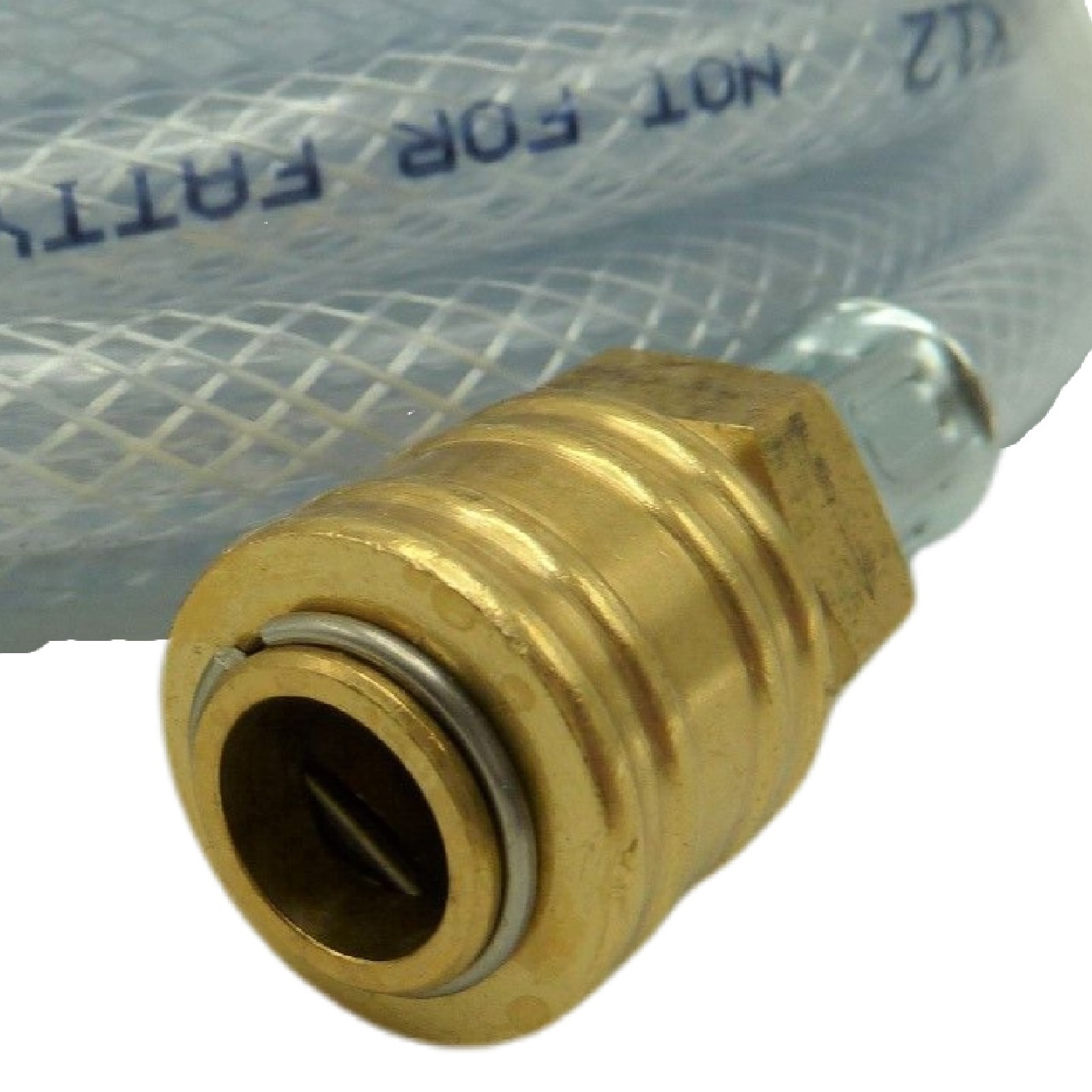 13 mm PVC Druckluft Pressluft Luft Kompressor Garnitur Schlauch transparent - PN 15 bar - 25 m