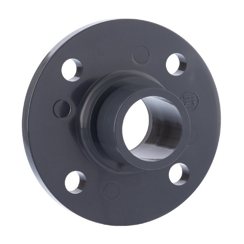 25 mm PVC Klebe Fitting Flansch mit Stutzen AD 25 mm - PN 10 bar