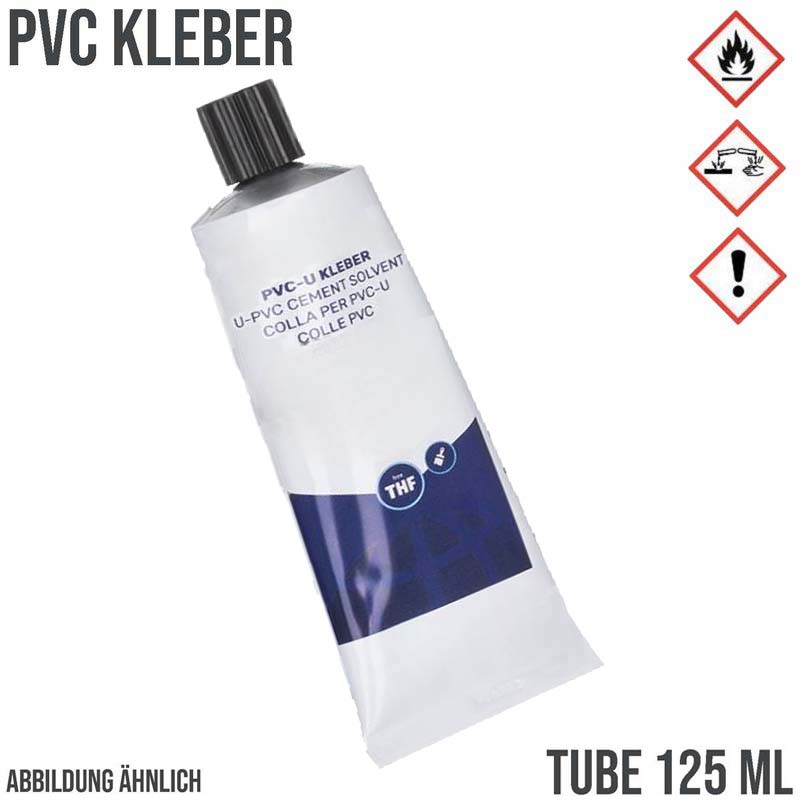 125 ml PVC Kleber Spa Pool Schwimmbad Klebe Flex Schlauch Rohr (THF frei)