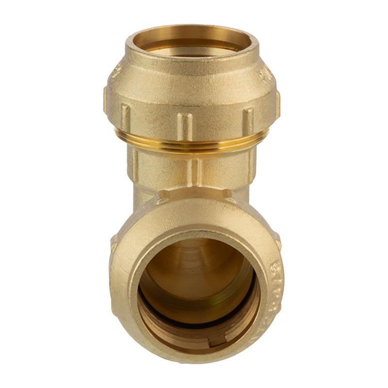 63 mm PE Fitting Klemm Verbinder Messing Verschraubung Muffe Winkel 90° DVGW - PN 16 bar