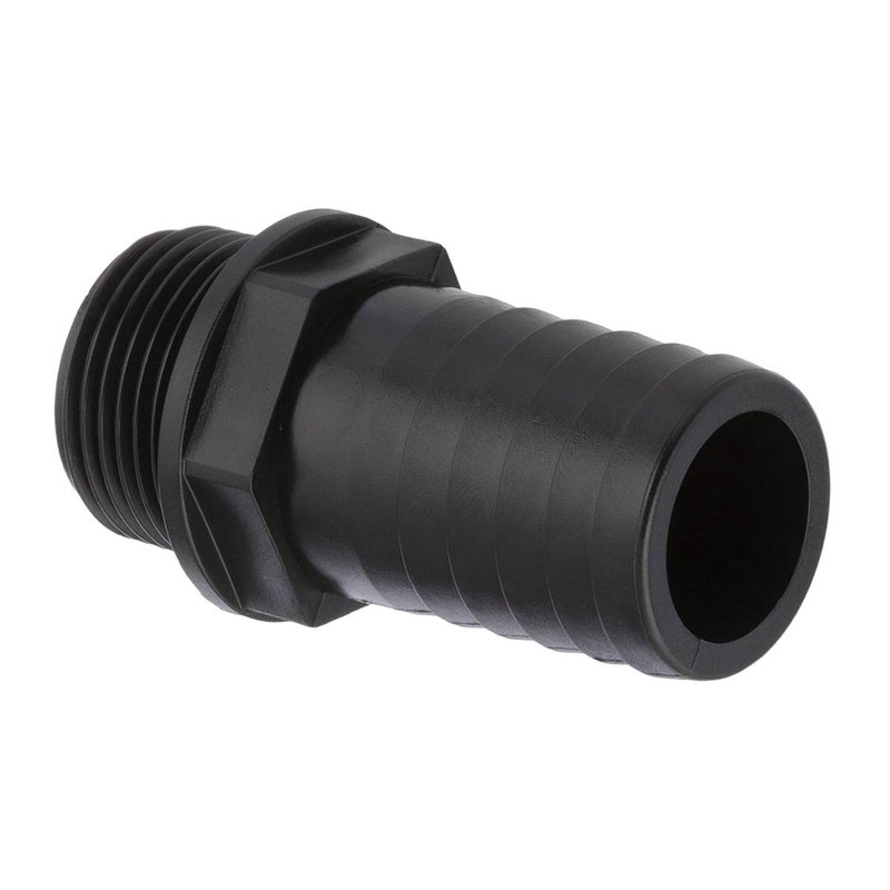 32 mm x 1 " PP Gewinde Fitting Schlauch Tülle Stutzen Außengewinde AG - PN 6 bar