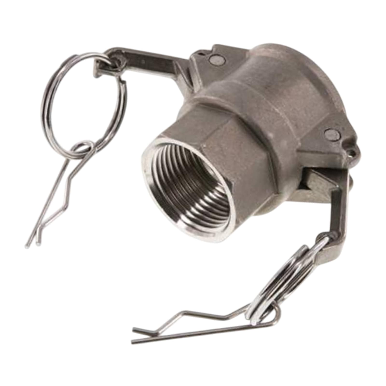 Kamlock Typ D - Mutterteil Edelstahl V4A (AISI 316) mit Innengewinde (IG) für Stecker 179,9 mm - 6" Zoll DN125 - PN 5 bar