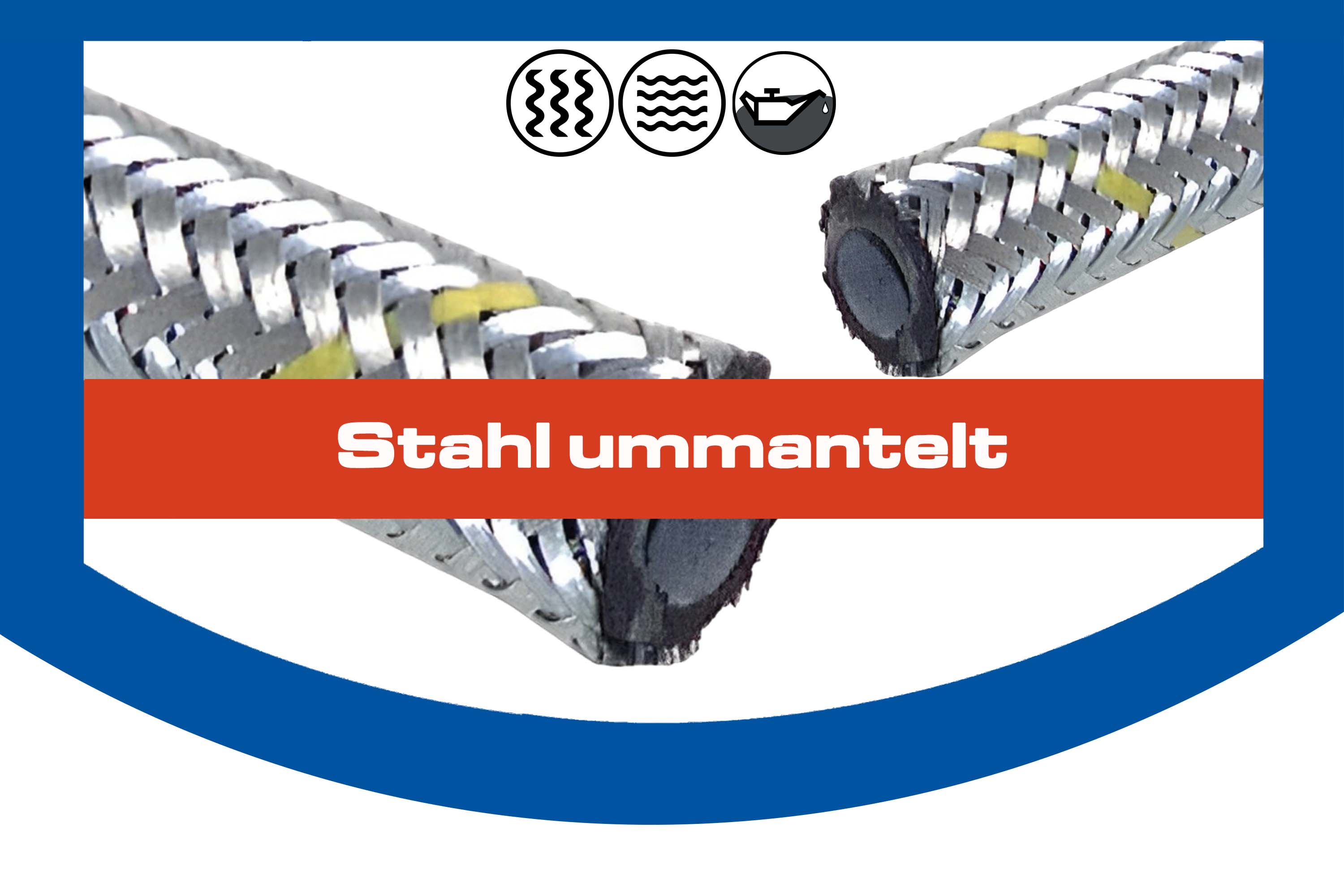 Stahl ummantelt