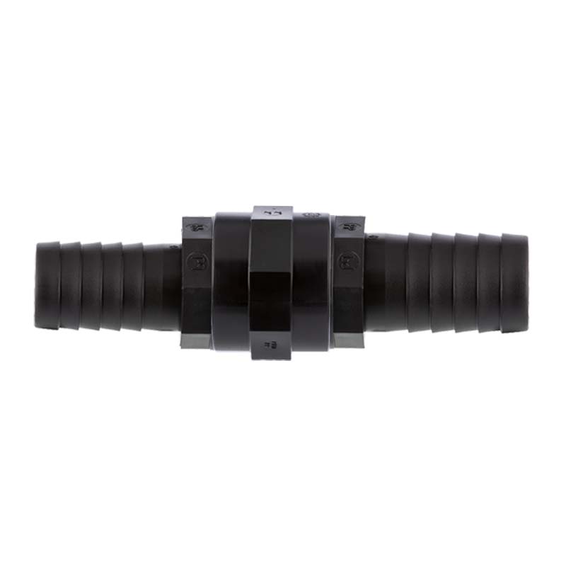 25 x 13 mm PP Schlauch Verbinder reduziert 2-fach Stutzen Tülle Pool Teich Garten PP schwarz - PN 6 bar