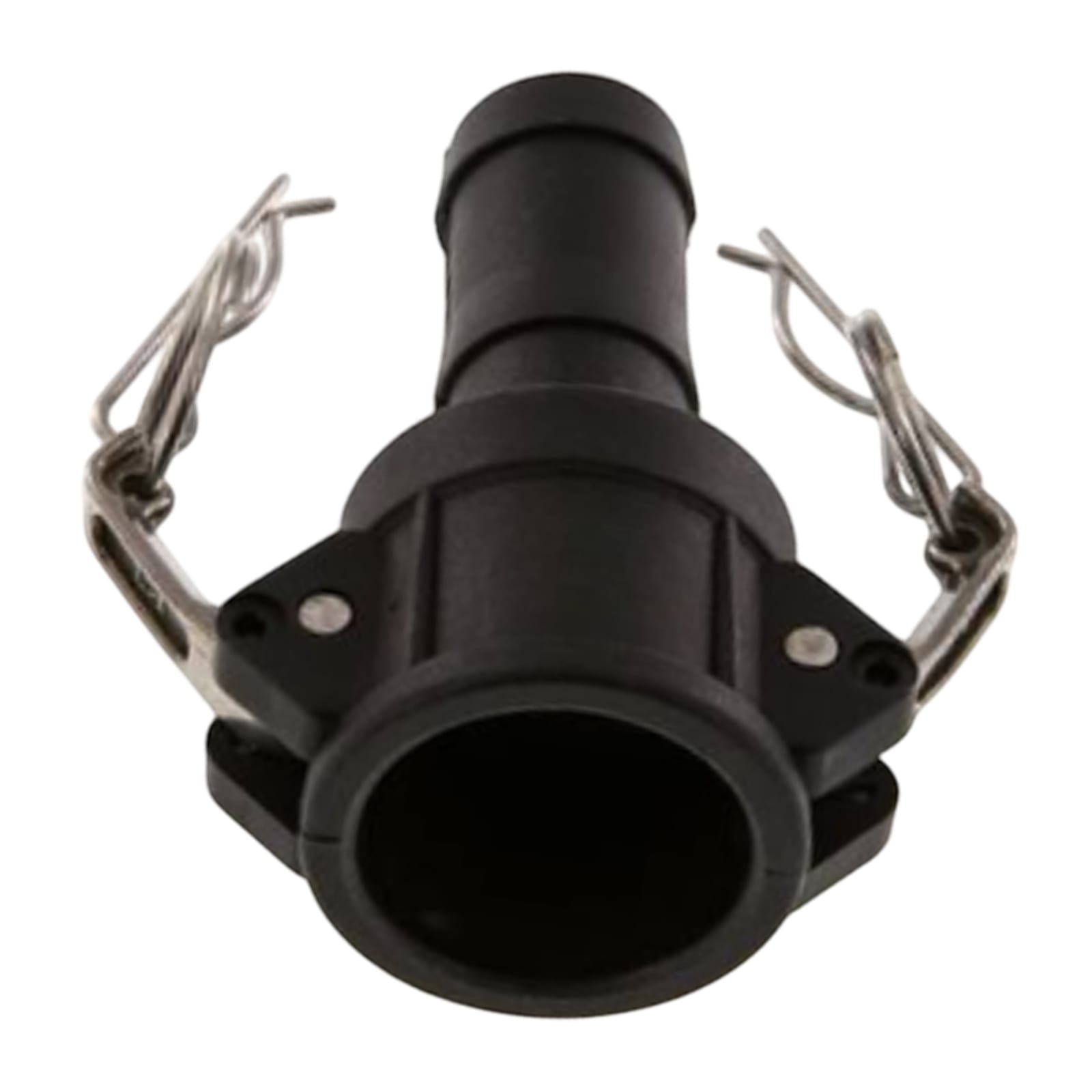 Kamlock Typ E - Vaterteil PP - 119,5 mm Stecker  -> Tülle 103 mm 4" Zoll DN100 - PN 5 bar