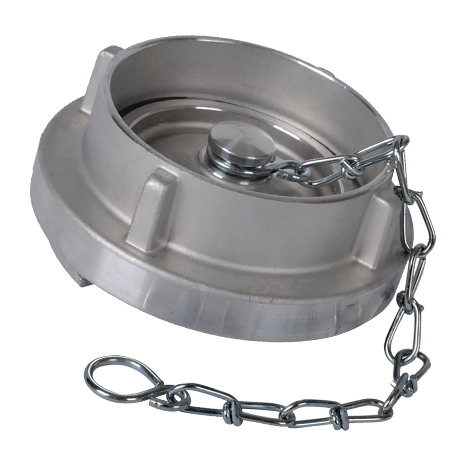 STORZ DN 65 KA 81 Blindkupplung mit Kette Saug Bau Feuerwehr Schlauch Aluminium - PN 16 bar