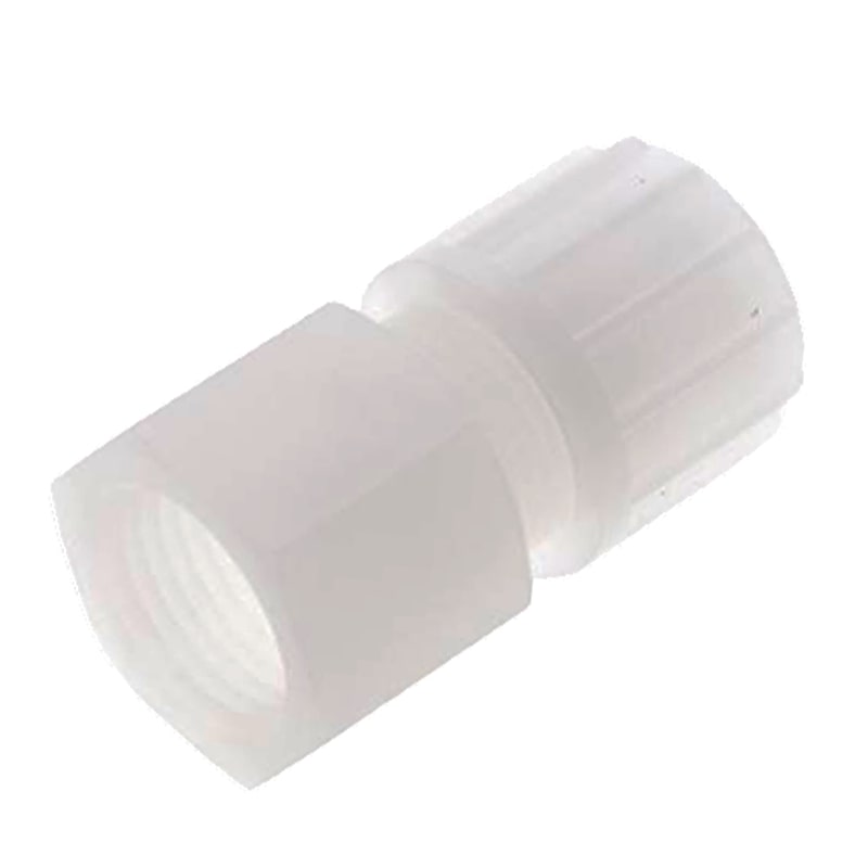 14 x 12 mm x 1/2" Kupplung Innengewinde PVDF Verschraubung PA PP Schlauch FDA - PN 10 bar