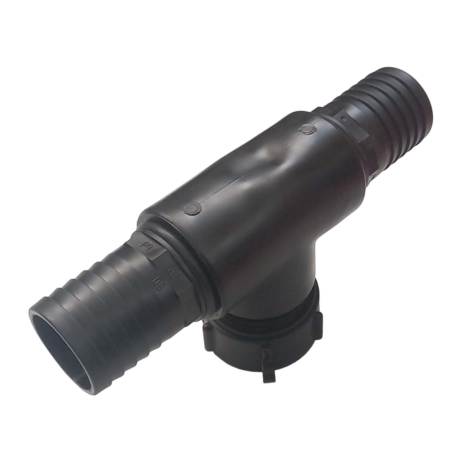 S60 x 6 IBC T-Stück Adapter 2-fach Tülle Stutzen 2" (50 mm) Container Fass Tank Zubehör PN 10 bar