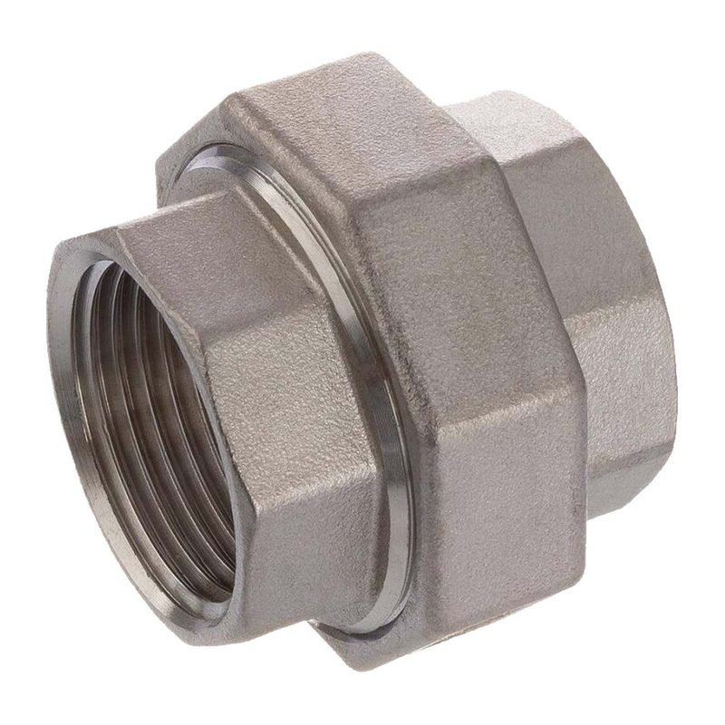 3/4" Edelstahl Fitting V4A AISI 316 Nr. 340 - Verschraubung Innengewinde IG konisch dichtend - PN 16 bar