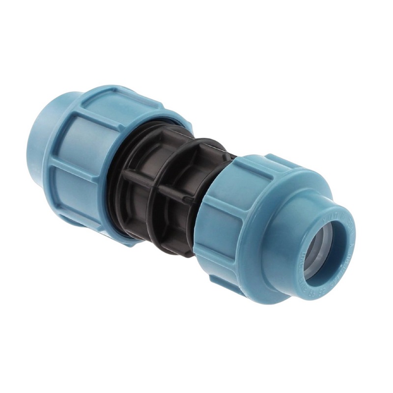 25 x 20 mm PE PP Fitting Klemm Verbinder reduziert Verschraubung Muffe Kupplung DVGW - Unidelta