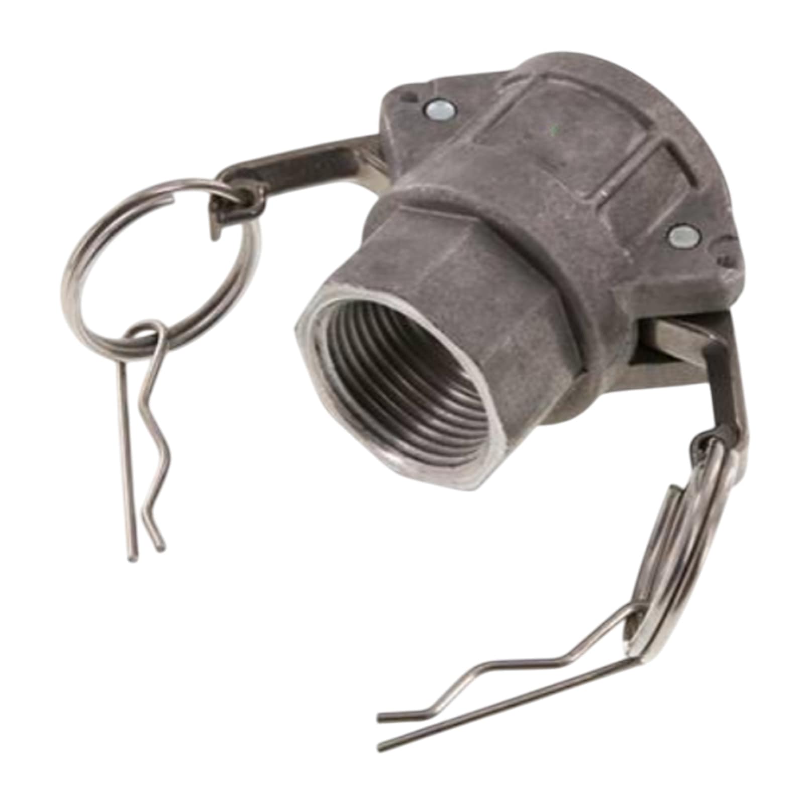 Kamlock Typ D - Mutterteil Aluminium ALU mit Innengewinde (IG) für Stecker 175,9 mm - 6" Zoll DN150 - PN 5 bar