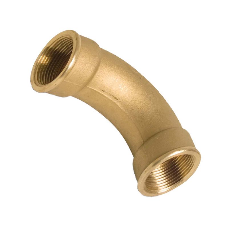 1/2" Bogen 90° Nr. 2 Innen x Innengewinde IG Messing Fittings PN 40 bar