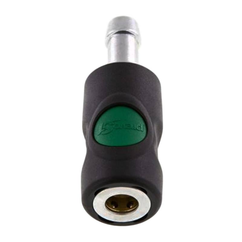 13 mm Druckluft Sicherheits Kupplung Kunststoff NW 7.2 Schlauch Tülle - PN 12 bar