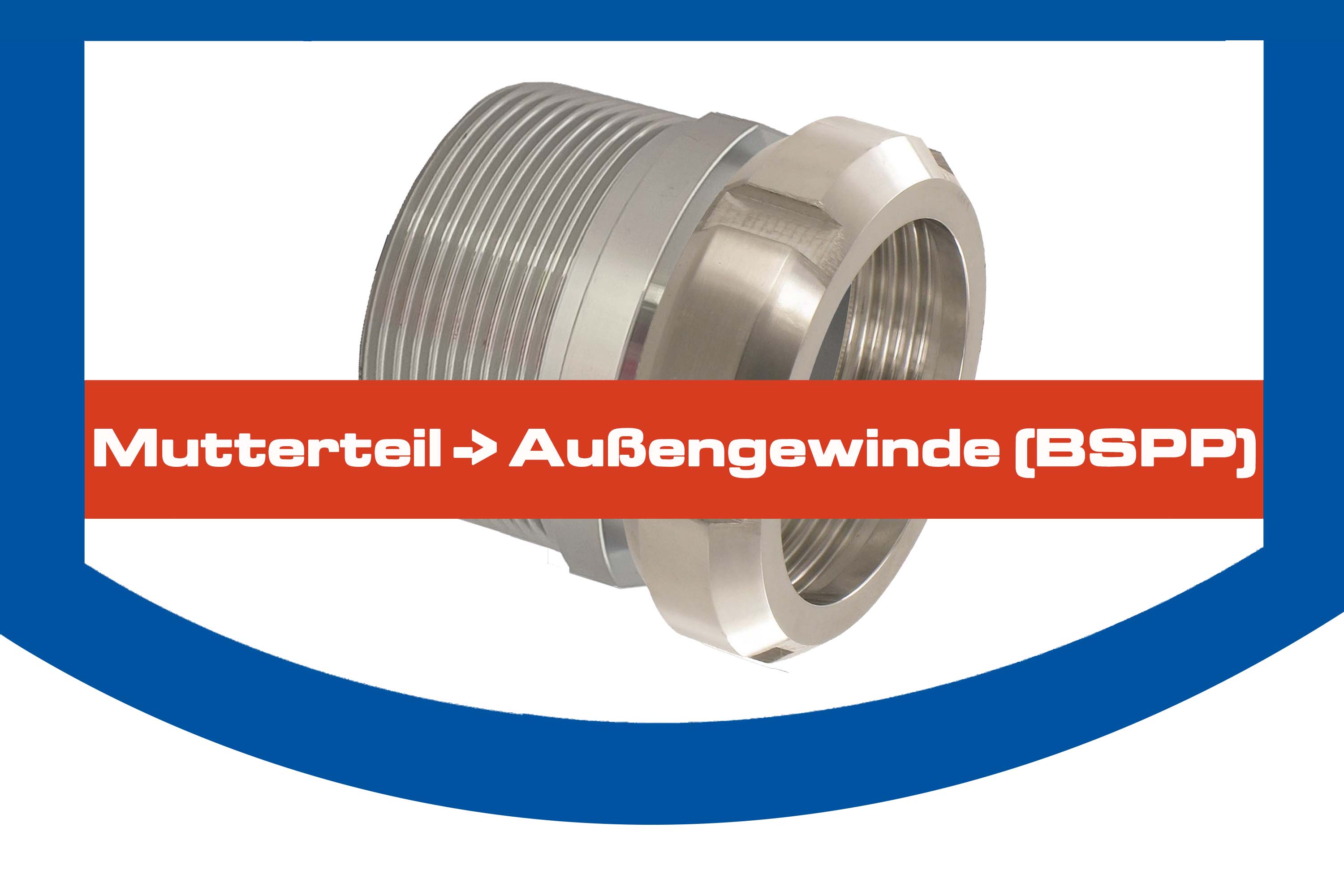 Mutterteil -> Außengewinde (BSPP)